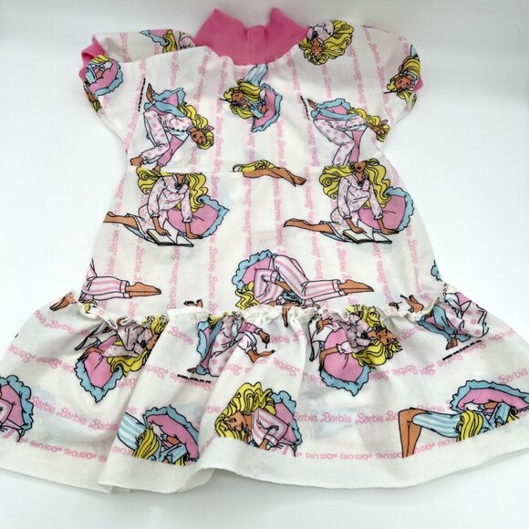 Cabbage Patch CPK Doll Clothes Footed Pajamas Set Barbie Mattel 1990 OOAK? - Picture 4 of 6